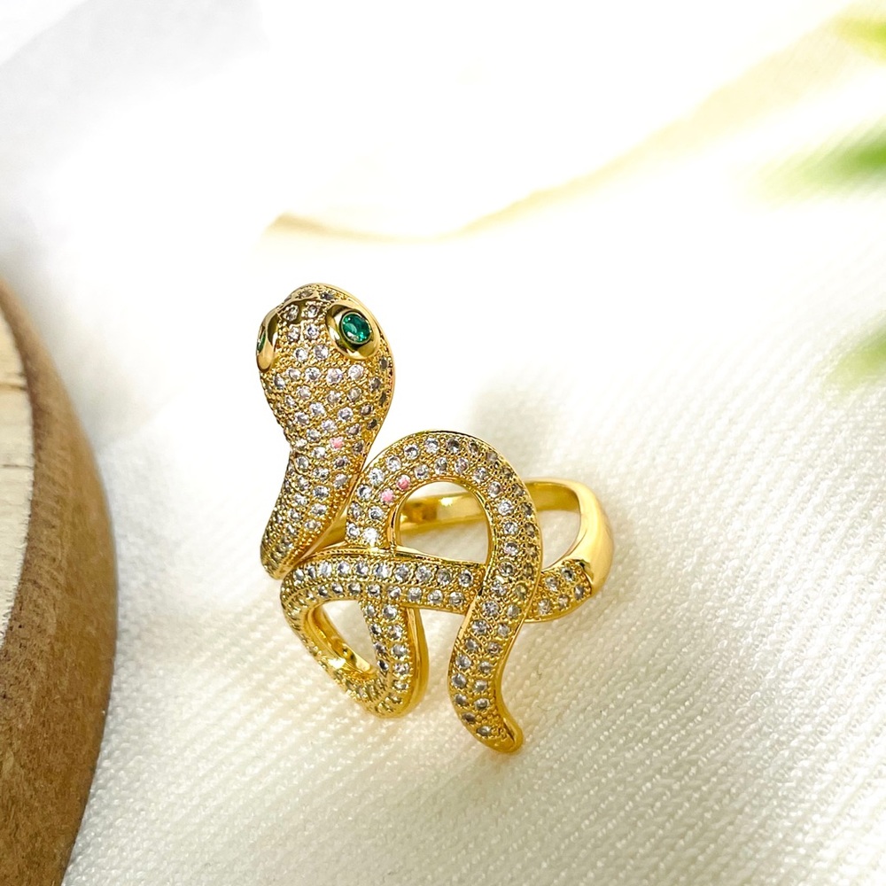 14k Snake Ring